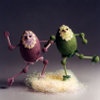 Dancing Color Easter Eggs