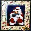 Christmas Decoupage Picture Frame