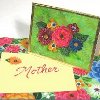 Fabric Flower Card
