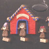 Dog House Clay Magnets