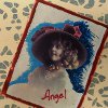 Doily Vintage Angel Card