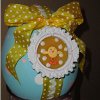 decorative polka dot easter egg