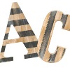 Elegant Wood Wall Monograms
