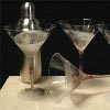 Etched Martini Glasses
