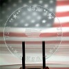 Etched Patriotic Plate