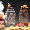 Etched Halloween Candy Jar