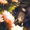 Etched Oriental Tea Light
