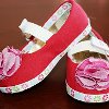 Fabric Covered Shoe Tutorial