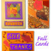 Autumn Leaf Cards