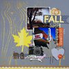 Fall Day in a Small Town Layout