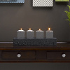 Faux Stone Candle Piece