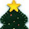 Felt Christmas Tree Ornament