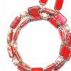 Fiery Pearl Bracelet