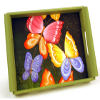 Painted Butterfly Serving Tray