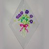 Floral Glass Ornament