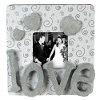 Clay Frame and Holly Votive