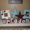 Glittery Freedom Blocks