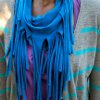 How to Make a Tee Shirt Fringe Scarf