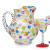 Funky Pitcher and Glasses