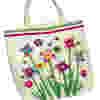 Flower Garden Button Tote