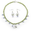 Geometric Necklace and Earrings Set