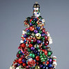 Glass Ball Ornament Tree
