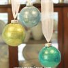 Glitter Filled Ornaments