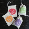 Glitter Pumpkin Bags