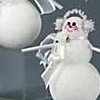 Glitter Snowman Ornament