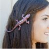 How to Make a Glittered Lizard Barrette