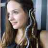 Glittered Snake Barrettes