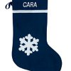 Glow in the Dark Snowflake Stocking