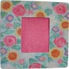 Glue Embossed Floral Frame