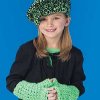 Newsboy Cap and Fingerless Gloves