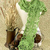 Green Sheen Scarf