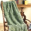 Green Textured Throw