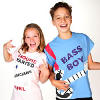 Groupie Girl T and Bass Boy Tee