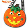 Halloween Pumpkin Treat Holder