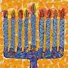 Hanukkah Candle Block