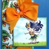 Hawaiian Hula Cutie Card