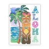Aloha Hawaiian Stamped Card