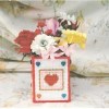 Hearts Plastic Canvas Flower Box