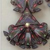 Hinged Whimsy Necklace and Earrings