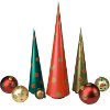 Modern Holiday Tree Centerpiece
