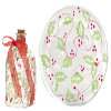 Holly Plate and Bottle