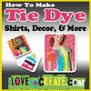 How To Make Tie Dye Shirts Decor and More 18 Tie Dye Patterns eBook