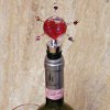 I heart wine bottle stopper
