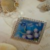 Faux Show Floral Pendant Flower Jewelry