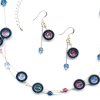 Interplanetary Necklace and Earrings