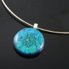 blue ice pendant